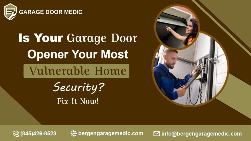 Is Your Garage Door Opener Your Most Vulnerable Home Security? Fix It Now!